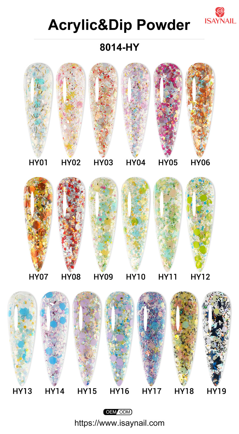 Poudre de trempage acrylique 8014-HY